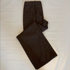 Cato Brown Slacks with Burnt Orange & Red Details